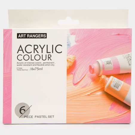 ACRYLIQUE ART RANGERS PASTEL COLORS 6*75ML