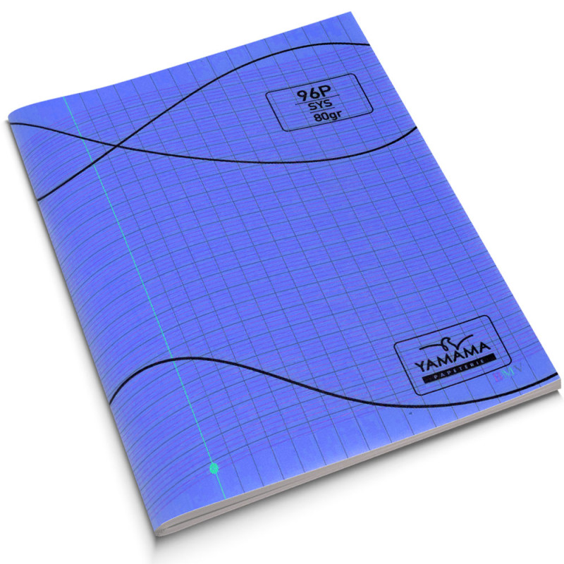 Cahier BMV 17x22 cm Bleu, 96 pages - Yamama