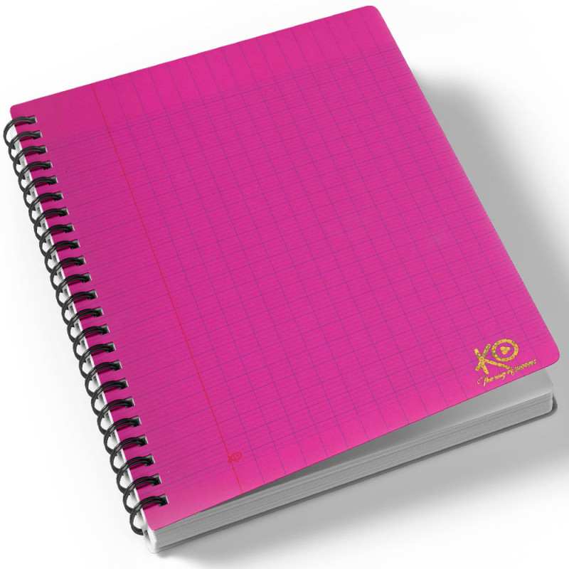 Cahier Wireo 17x22 Uni 200 pages - Ko