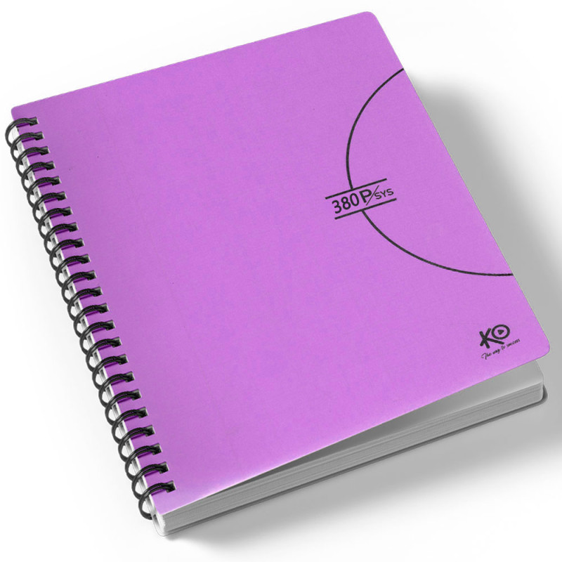 Cahier Wireo 17x22 Uni 380 Pages - Ko