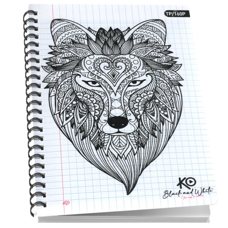Cahier Wireo Travaux Pratiques A4, 160 pages - Ko