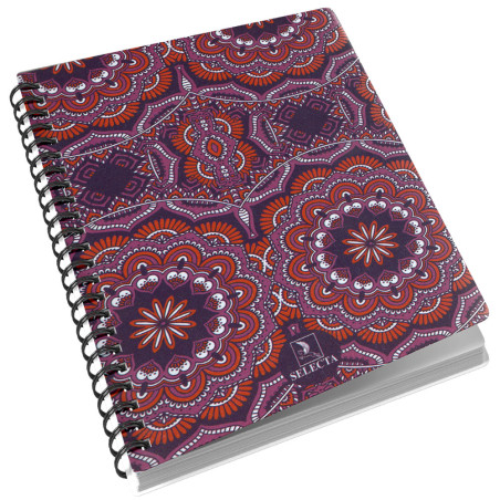 Cahier Wireo Arabesque 17x22, 400 pages - Selecta