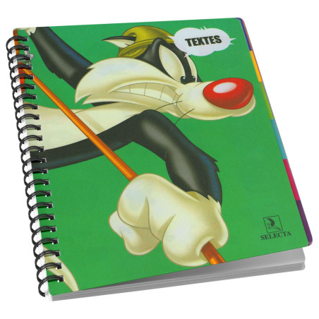 Cahier Textes 17x22 Looney Tunes, 114 pages - Selecta
