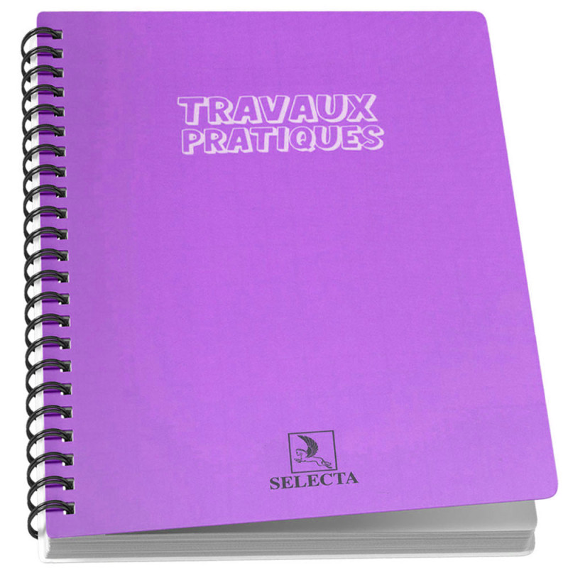 Cahier Wireo Travaux Pratiques Pastel A4, 300 pages - Selecta