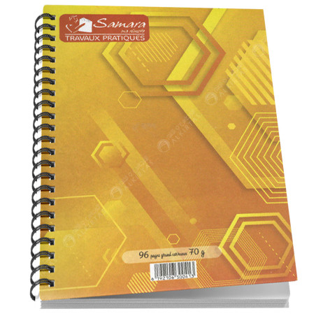 Cahier Wireo Travaux Pratiques A4, 96 pages - Samara