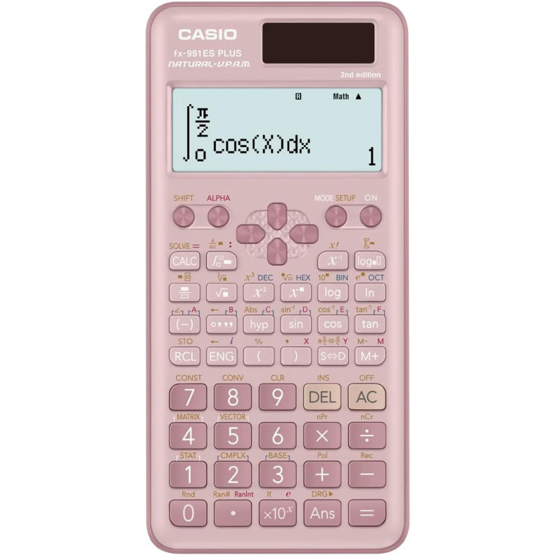 Calculatrice Scientifique Casio FX-991ES Plus-PK - 2ème Edition
