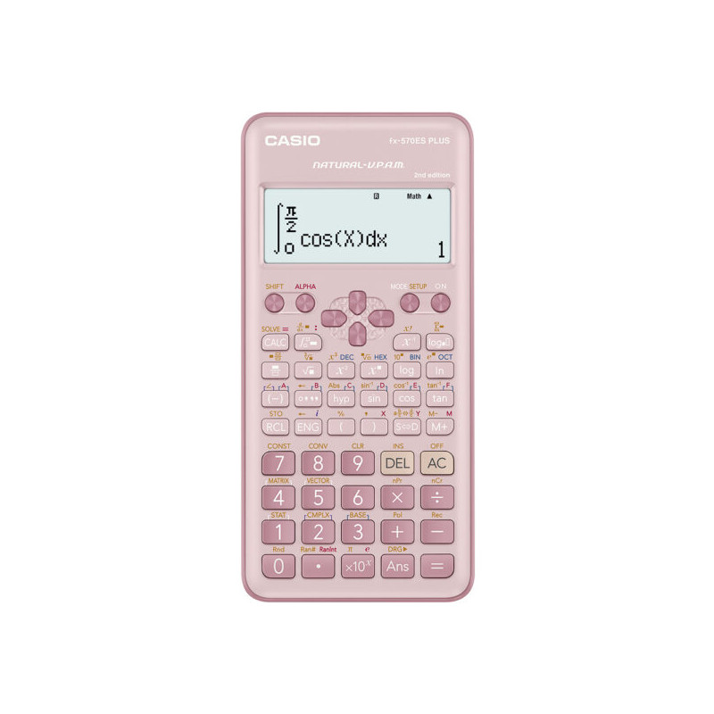 Calculatrice Scientifique Casio FX-570ES Plus-PK - 2ème Edition