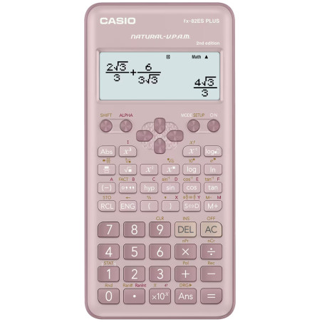 Calculatrice Scientifique Casio FX-82ES Plus-PK - 2ème Edition