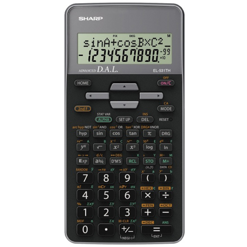 Calculatrice Scientifique SHARP EL-531THB-GY