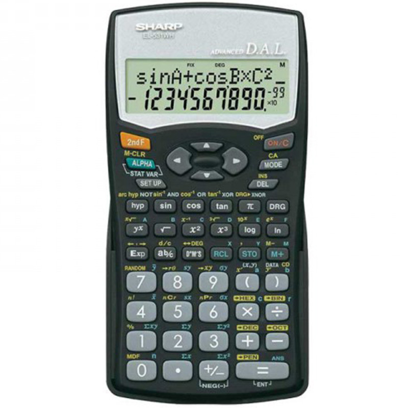 Calculatrice Scientifique SHARP EL-531WH-BK