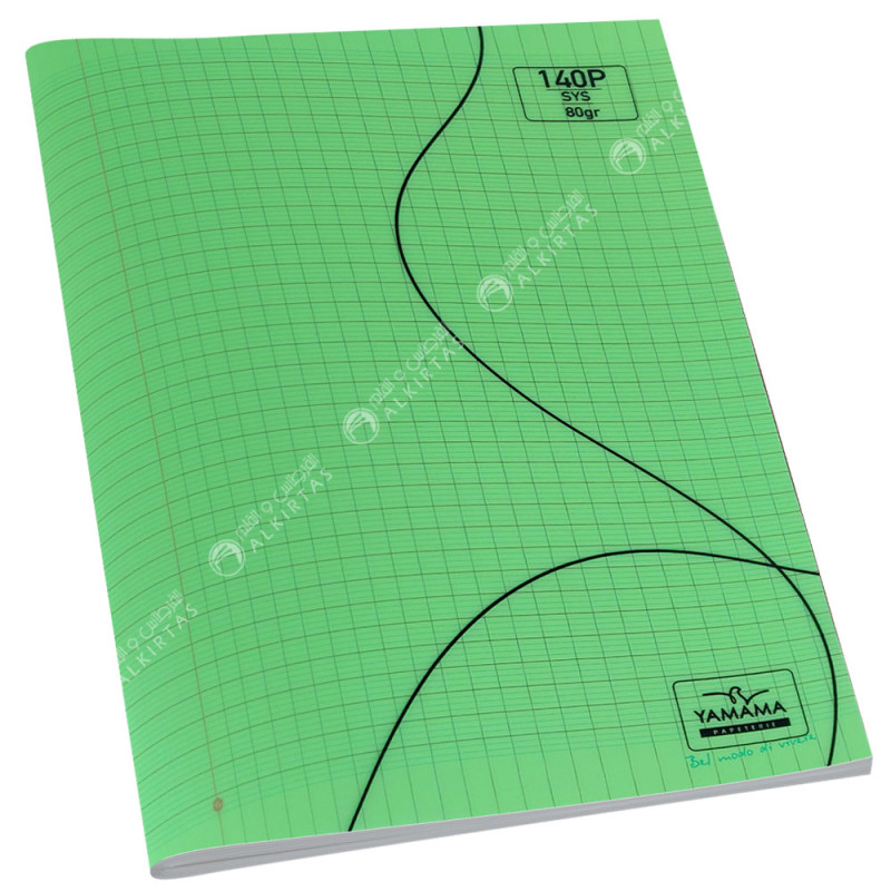 Cahier BMV 24x32 Vert, 140 pages - Yamama