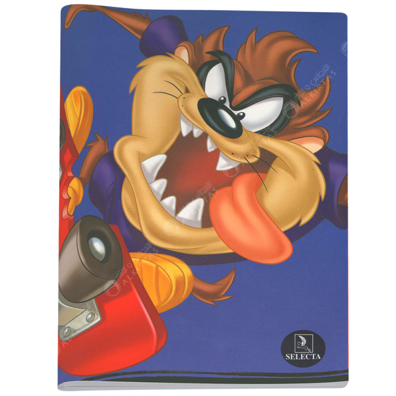 Cahier Piqué Looney Tunes 24x32, 96 Pages - Selecta