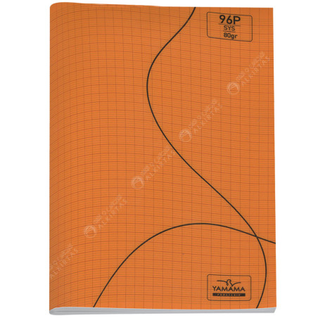 Cahier BMV 24x32 Orange, 96 Pages - Yamama