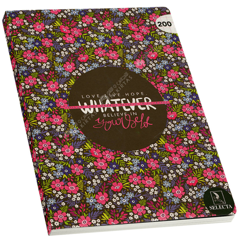 Cahier Brochure Seyes Fantaisie A4, 192 Pages - Selecta