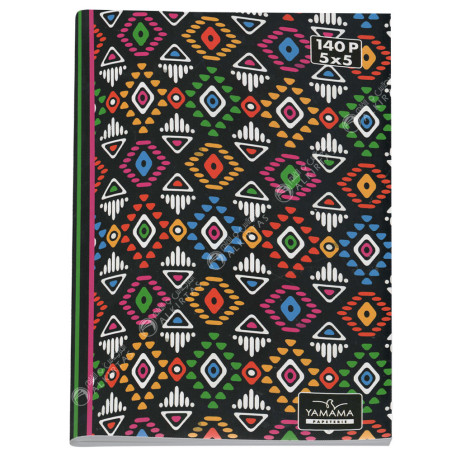 Cahier Piqué 5x5 A4, 140 Pages - Yamama