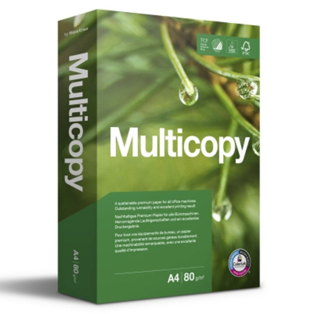 Rame Papier 500F MULTICOPY Extra Blanc Premium A4 80g