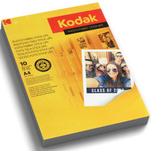 Papier Photo en Tissu KODAK en Tissu Stick UPS Repositionnable A4 240g 10F