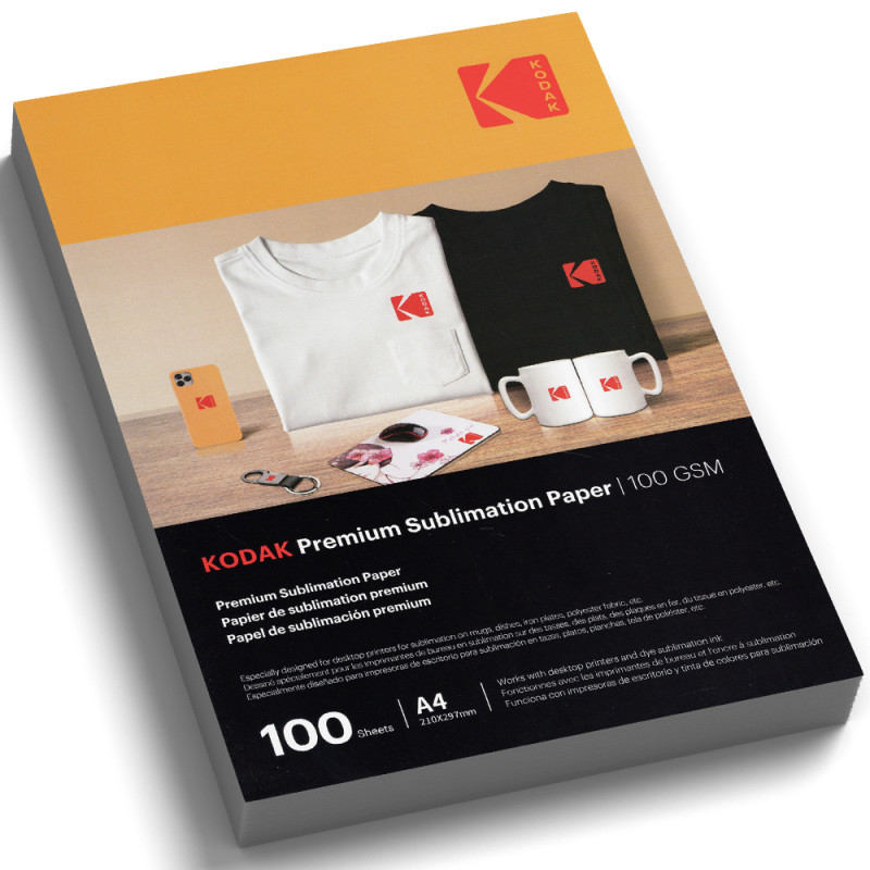 Papier de Sublimation Premium KODAK A4 100g 100F