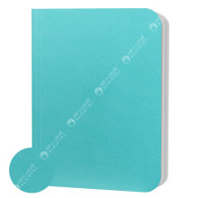 NoteBook Flex en Simili Cuir, Turquoise - Sildar