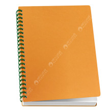 NoteBook Quality en Simili Cuir, Orange - Sildar
