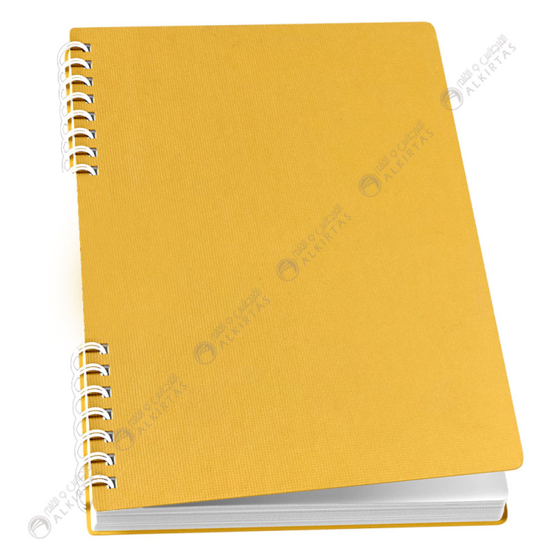 NoteBook 15/21 Souple, Jaune - Mk