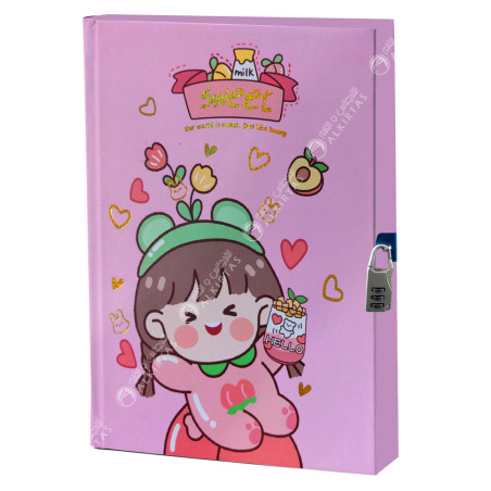 Journal Intime Fantaisie Avec Cadenas, PM