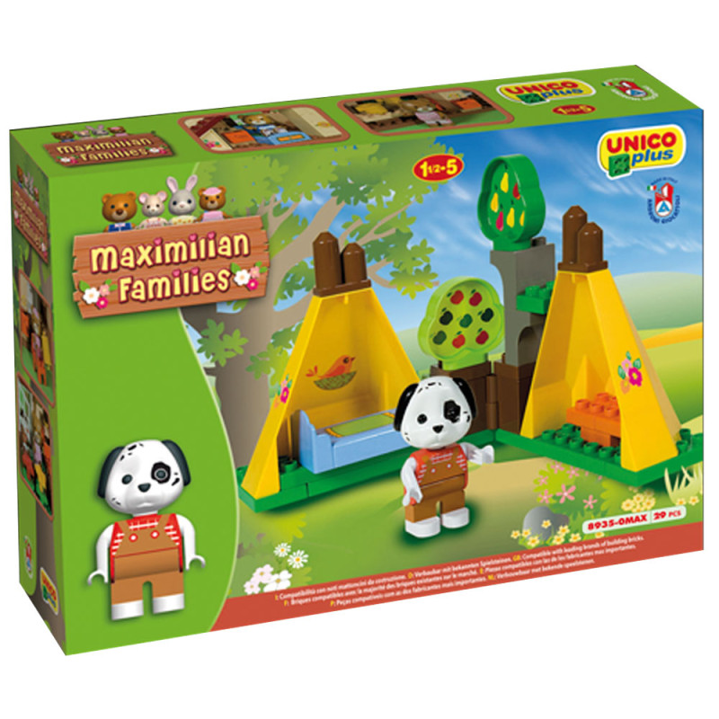 Lego Camping Maximilian UnicoPlus 29pcs, Ucar Oyuncak - Réf.8935-Omax