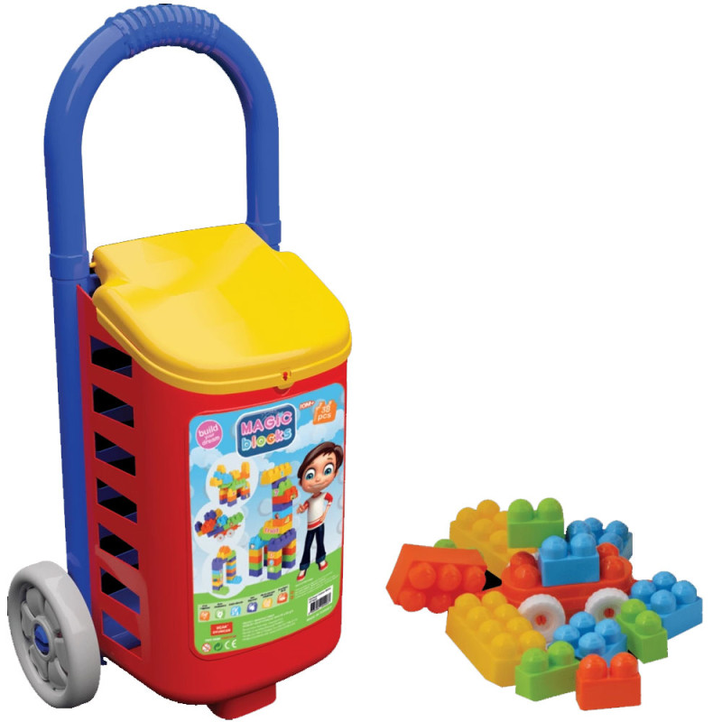 Chariot Magic Blocks, 38pcs - Ucar Oyuncak