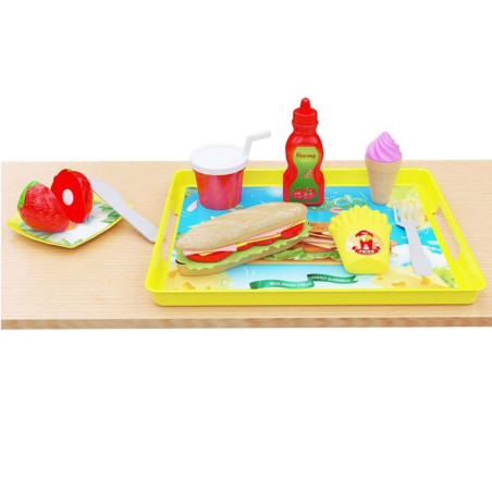 Ensemble Sandwich Tableware Food - Ucar Oyuncak