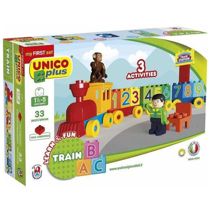 Lego Train UnicoPlus 33pcs, Ucar Oyuncak - Réf.8630-0000