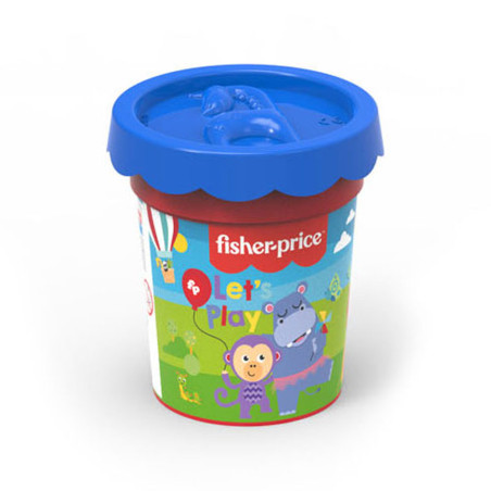 Pot de Pate à Modeler avec Moule, Bleu - Fisher Price