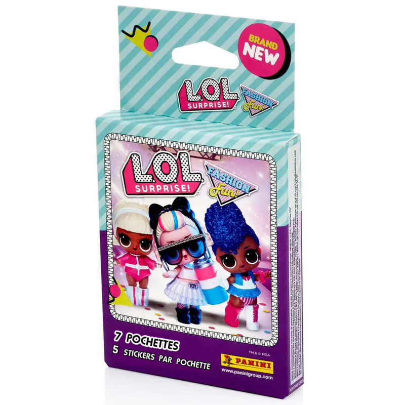 Blister 7 Pochettes Panini L.O.L. Panini Surprise 3 (35 stickers)