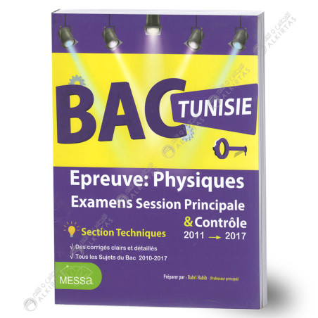 Bac Tunisie Physiques - 4ème Techniques