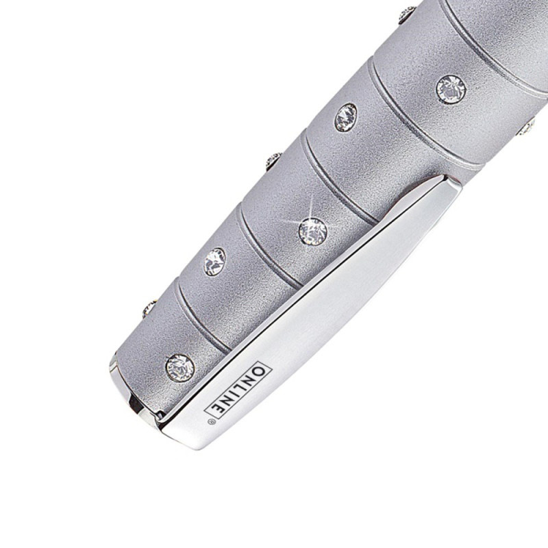 Stylo Plume ONLINE Crystal Inspiration Silver (avec SWAROVSKI) - Réf.39119 thumbnail