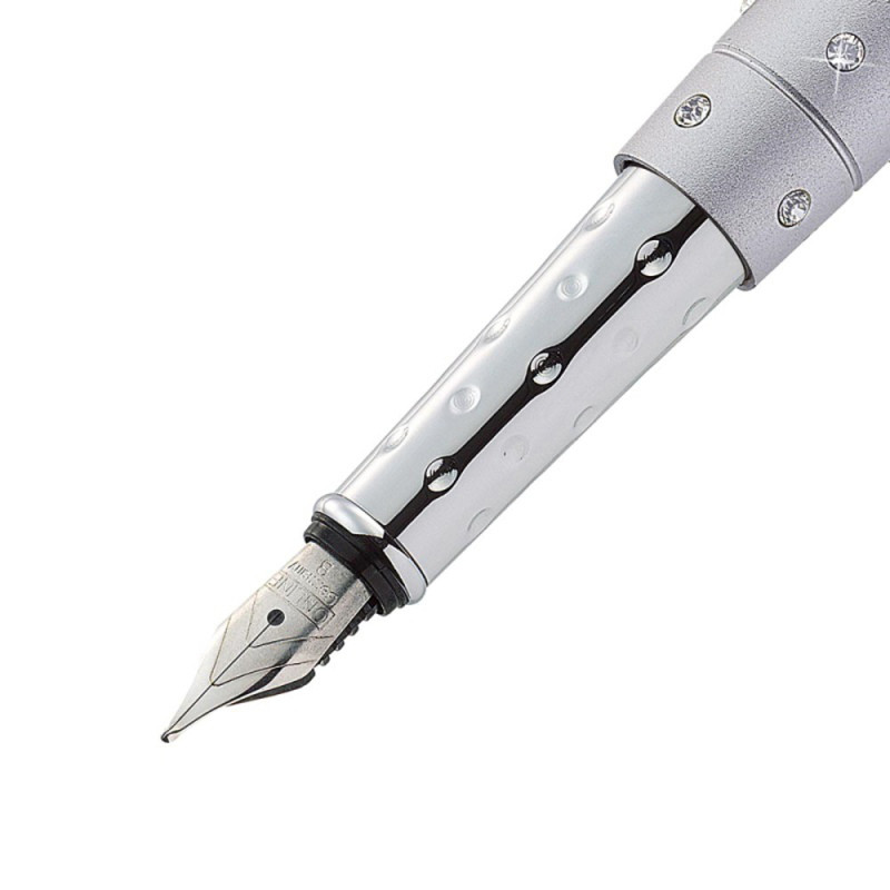 Stylo Plume ONLINE Crystal Inspiration Silver (avec SWAROVSKI) - Réf.39119 thumbnail