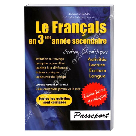 Passeport Le Français - 3ème Scientifiques