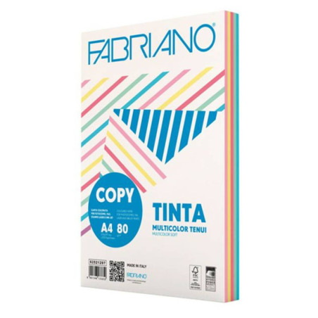 Rame Papier FABRIANO Tinta Multicolor A4 250F. 80g