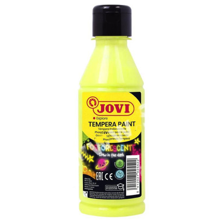 GOUACHE JOVI FLUO JAUNE 250ML