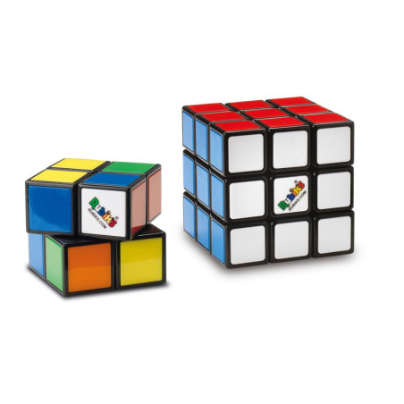 Pack Rubik's Duo Cube 3x3 et Mini 2x2 Original