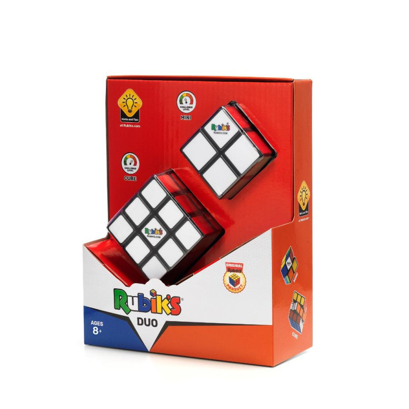 Pack Rubik's Duo Cube 3x3 et Mini 2x2 Original