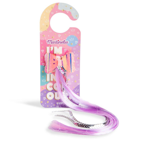 Pince à Cheveux Nœud avec Extension Colorée, Martinelia - Réf.8905B