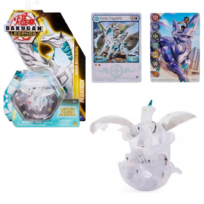 Figurine Lumineuse BAKUGAN Legends - Nova Bakugan - Pegatrix