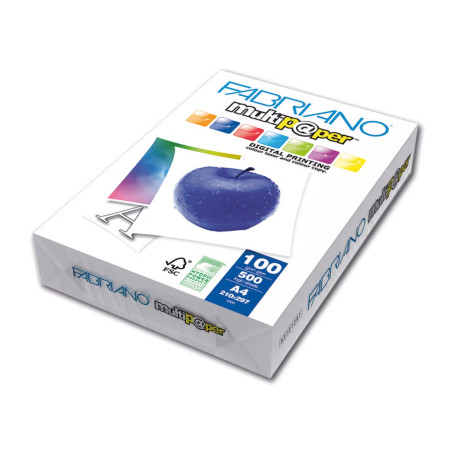 Papier A4 FABRIANO Extra Blanc 500 Feuilles 100gr