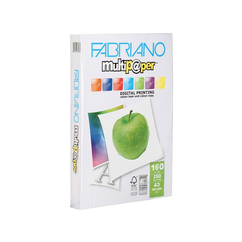 Papier A3 FABRIANO Extra Blanc 250Feuilles 160gr