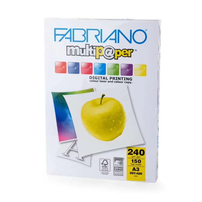 Papier A3 FABRIANO Extra Blanc 150 Feuilles 240gr