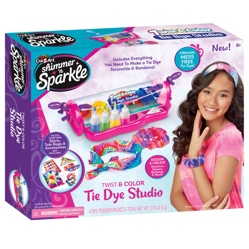 Tie Dye Studio Twist and Color, Cra-Z-Art Shimmer'n Sparkle