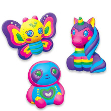 Color Your Own Squeezie Fun, Cra-Z-Art Shimmer'n Sparkle