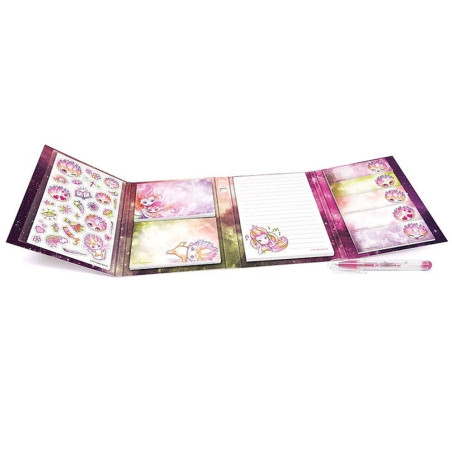 Mini Note Book avec Stylo, Petulia - Nebulous Stars