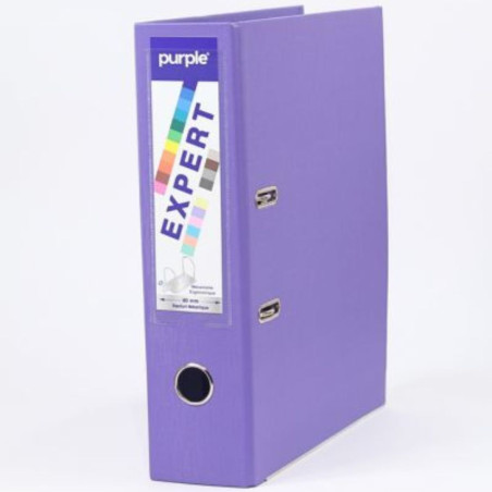 Classeur à levier (Chrono) Dos 80mm EXPERT Violet