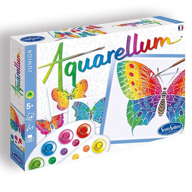 Aquarellum Junior, Papillons - Sentosphère